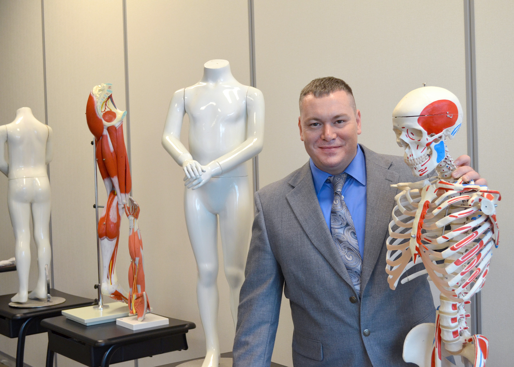 Massage Therapy Academic Program Manager Brent Jackson reports that 100 percent of his 2016 graduates have passed the Massage and Bodywork Licensing Examination (MBLEx) on the first attempt.