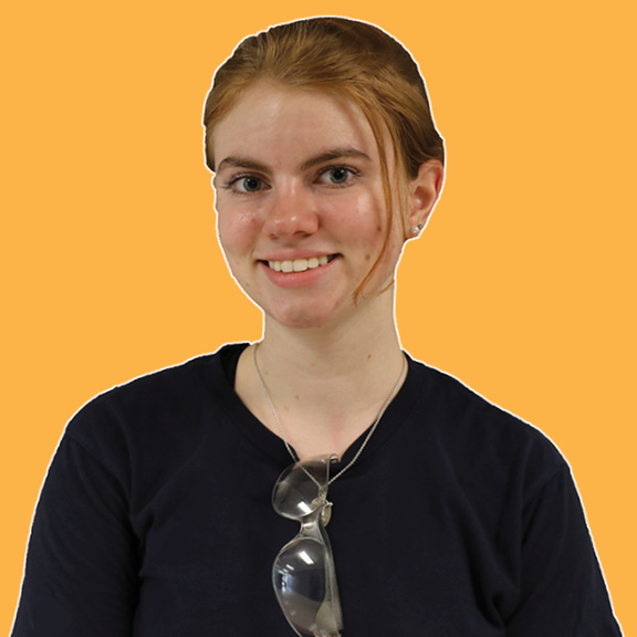 Lauren CTE Welding Student