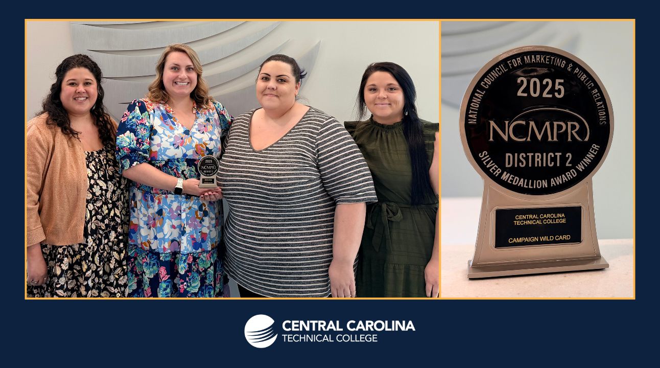 CCTC's Marketing and Communications department NCMPR award