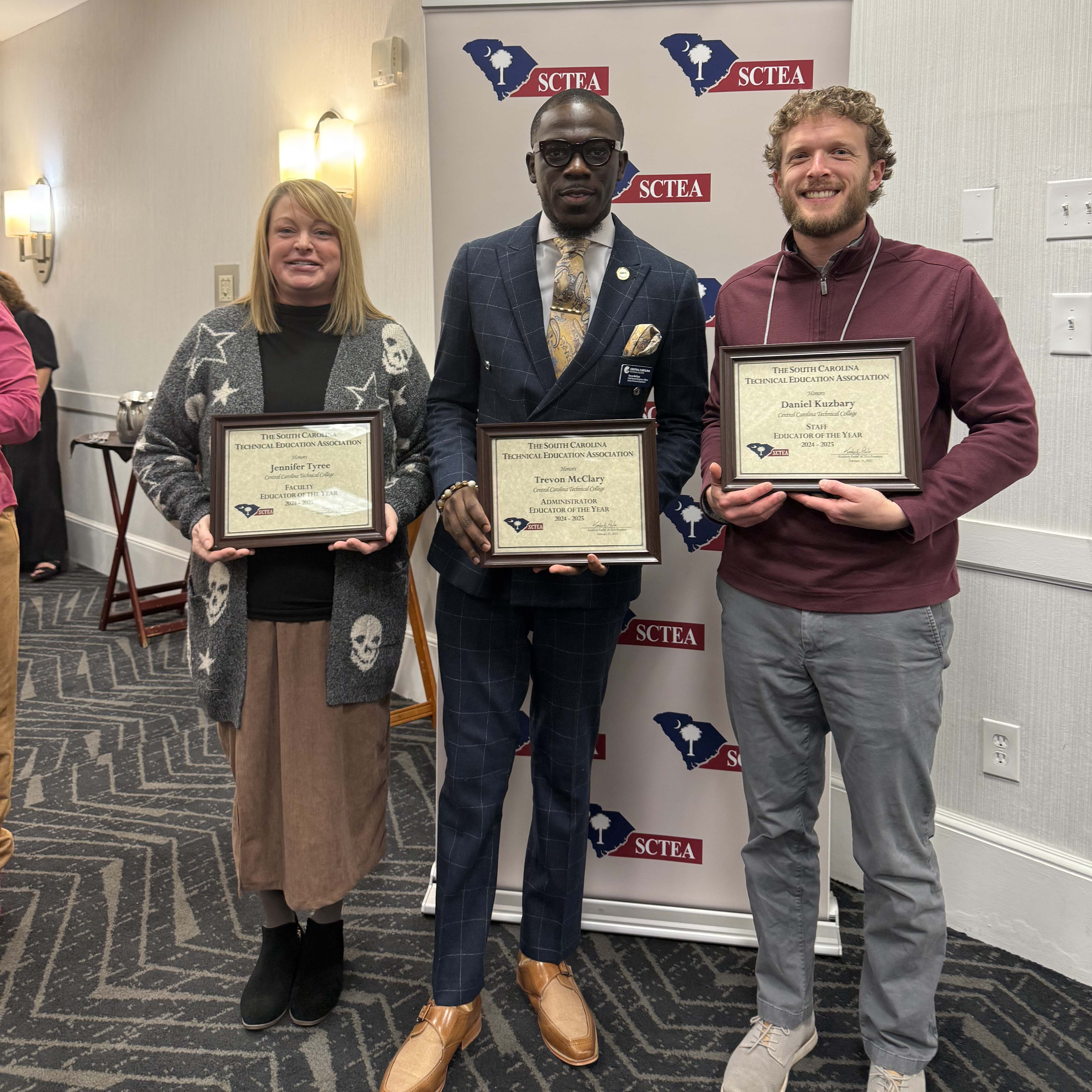 Winners from SCTEA 2025 conference