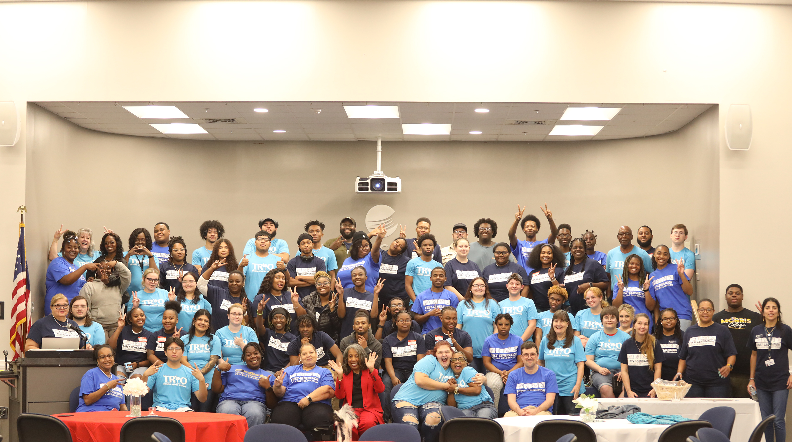 Photo of TRIO Student Support Services students at Central Carolina Technical College participating in academic and leadership activities supported by the federally funded program.